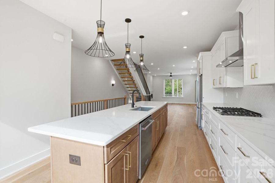 Furnished interior view inside a new home in , Charlotte (Image 10).