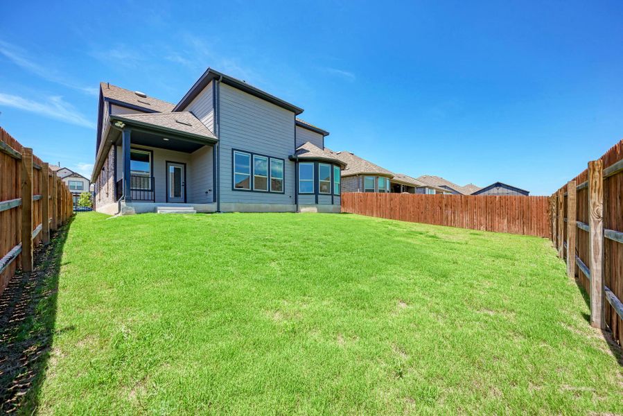 Back of the Property and Back Yard