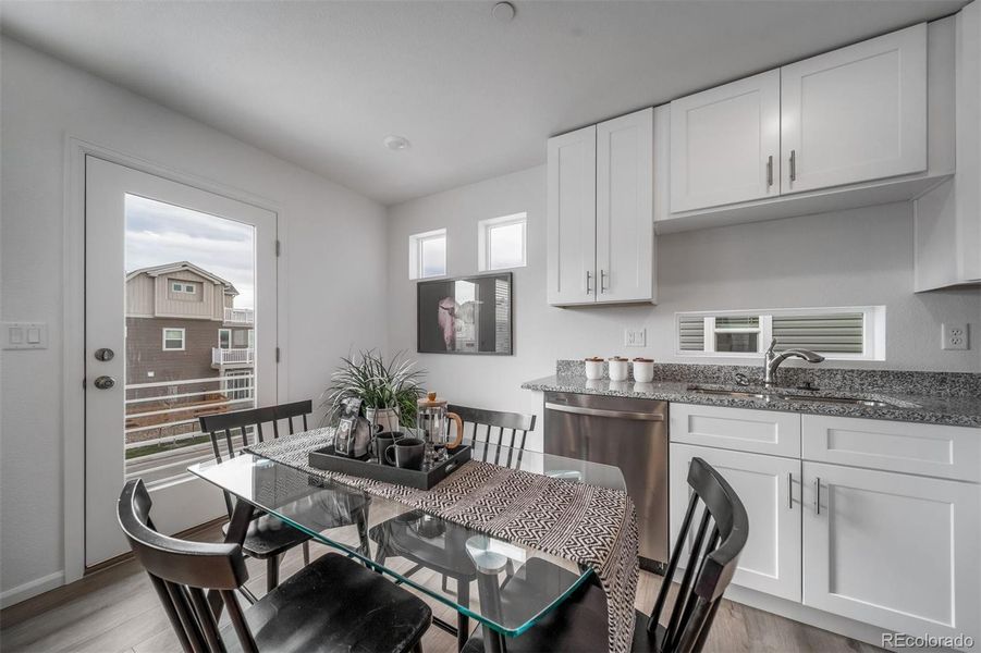 Furnished interior view inside a new home in Reunion, Commerce City (Image 9).