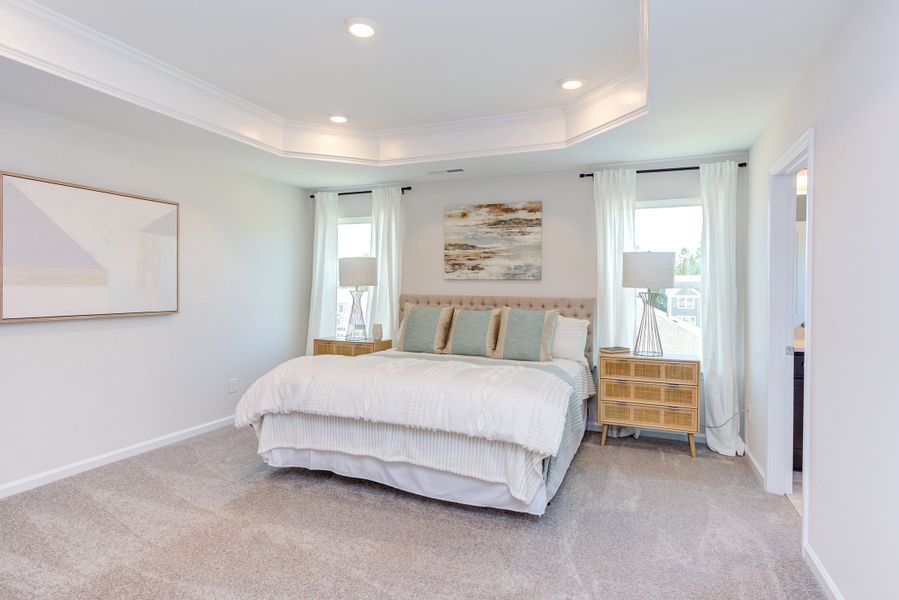 Representative furnished interior of a home built from the The Poppy by Chesapeake Homes in The Willows, Loris (Image 29).