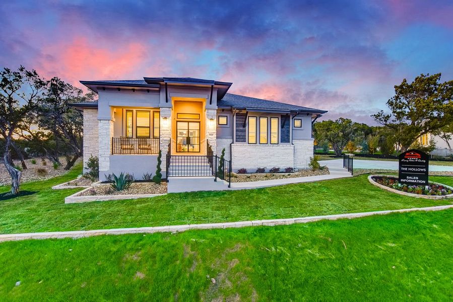 Representative exterior details of a home built from the Siena III by Giddens Homes in Clearwater Ranch, Liberty Hill (Image 42).