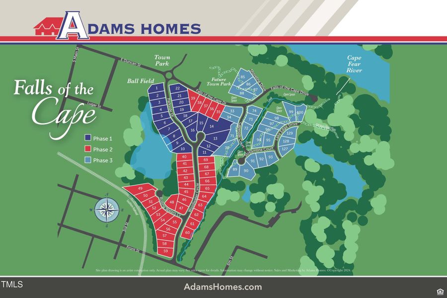 Falls of the Cape Site Map 24x36 no rive