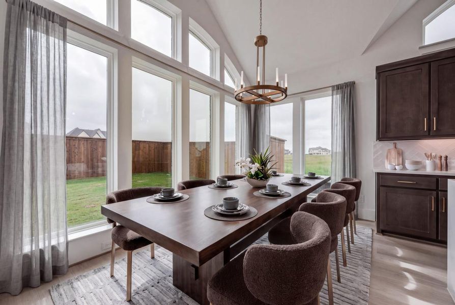 Furnished interior view inside a new home in Park Place, Prosper (Image 17).