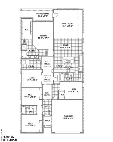 Plan 1532 1st Floor