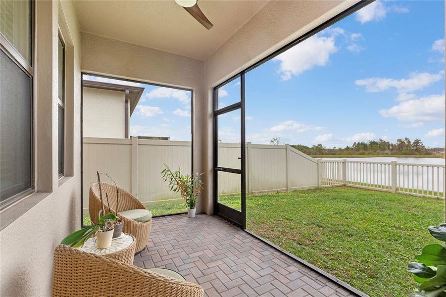 Exterior details and patio area of a home in , Land O' Lakes (Image 21).
