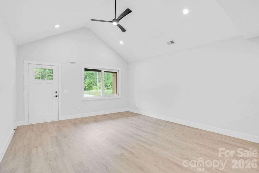 Spacious, unfurnished interior of a new home in , Bessemer City (Image 22).