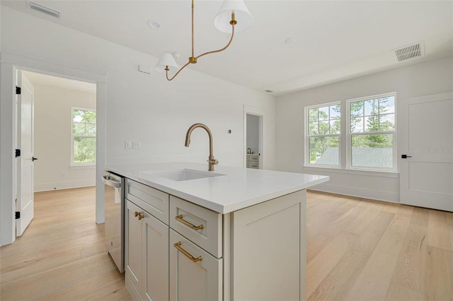 Furnished interior view inside a new home in , St. Petersburg (Image 9).