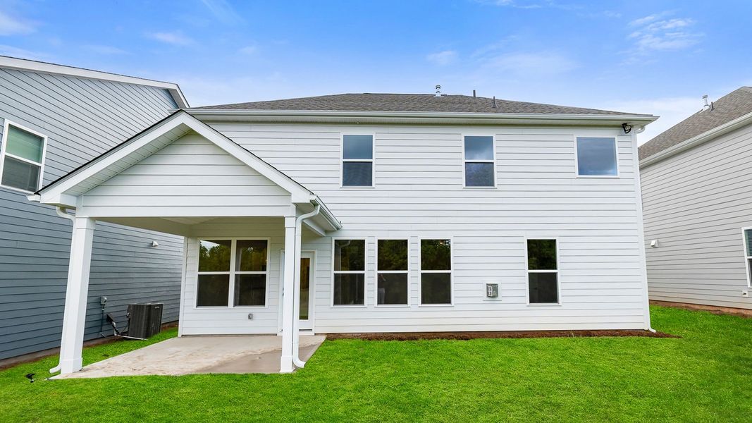 Exterior details and patio area of a home in Sunset Summits, Spartanburg (Image 18). Exterior details and patio area of a home in Sunset Summits, Spartanburg (Image 18).