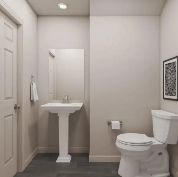 Furnished interior view inside a new home in Waterside at Cedar Creek, Abilene (Image 3).