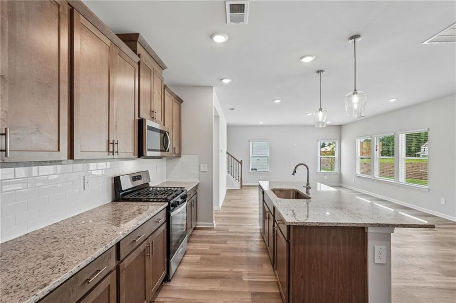 Furnished interior view inside a new home in Northwoods at Mirror Lake, Villa Rica (Image 19).