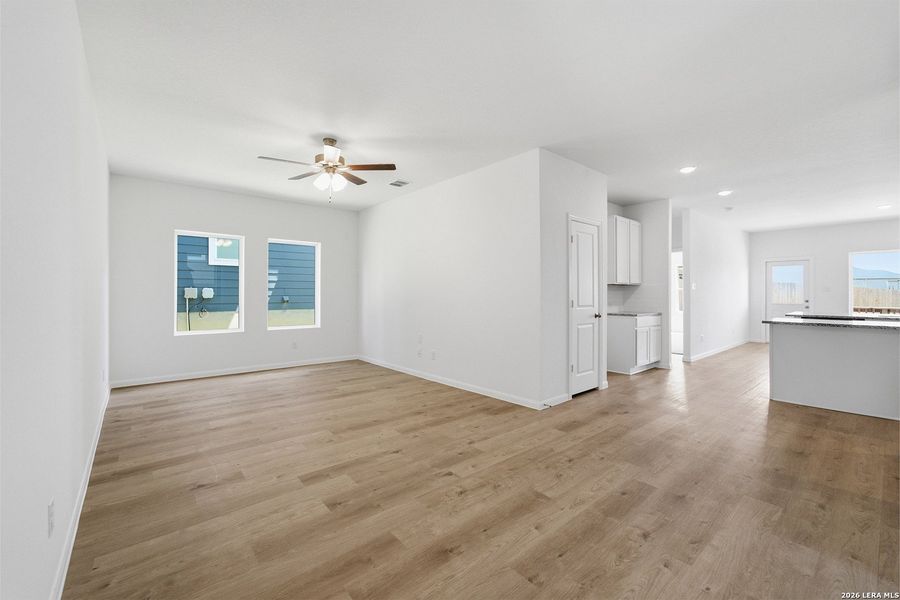 Spacious, unfurnished interior of a new home in Willow View, Converse (Image 20). Spacious, unfurnished interior of a new home in Willow View, Converse (Image 20).