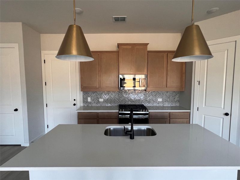 Furnished interior view inside a new home in Estancia West, Manchaca (Image 8). Furnished interior view inside a new home in Estancia West, Manchaca (Image 8).