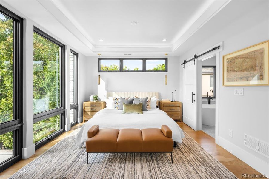 Furnished interior view inside a new home in , Denver (Image 27).