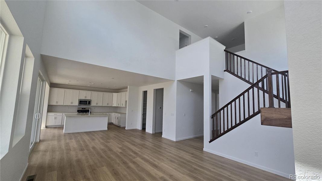 Spacious, unfurnished interior of a new home in Trailstone City Collection, Arvada (Image 21).