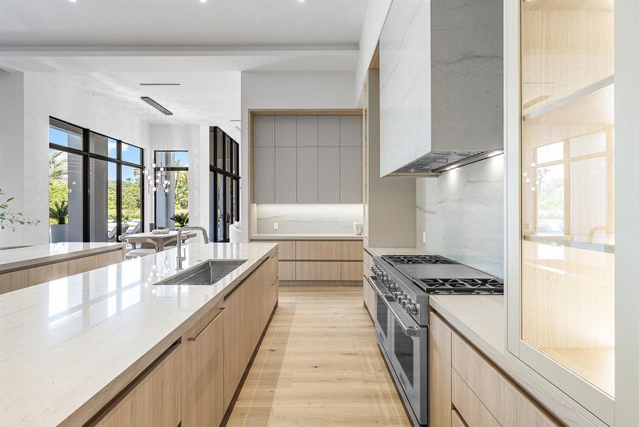 Furnished interior view inside a new home in , Delray Beach (Image 36).
