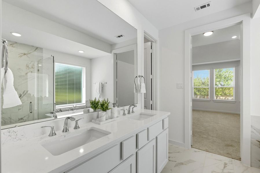 Furnished interior view inside a new home in Woodforest, Montgomery (Image 8). Furnished interior view inside a new home in Woodforest, Montgomery (Image 8).