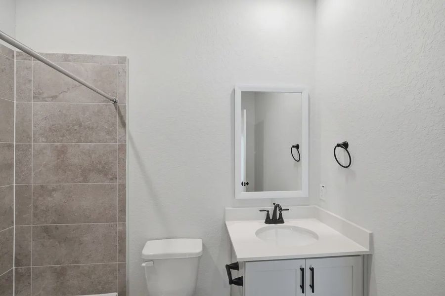 Furnished interior view inside a new home in Rose Hill, San Antonio (Image 16).