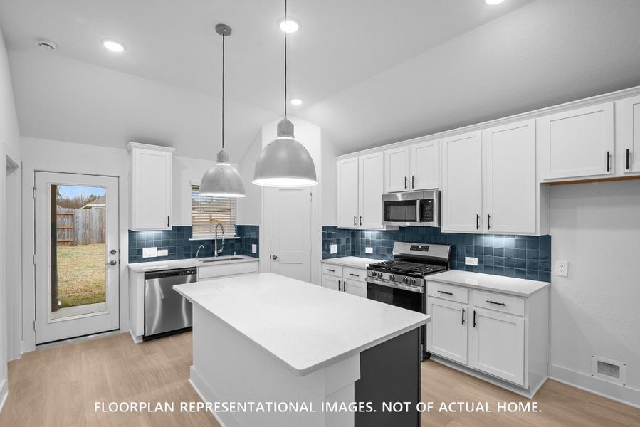 Furnished interior view inside a new home in Summerview, Fulshear (Image 11).