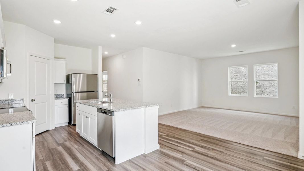 Representative furnished interior of a home built from the Jupiter by Starlight Homes in Brookshire at Legacy Hills, Celina (Image 9).