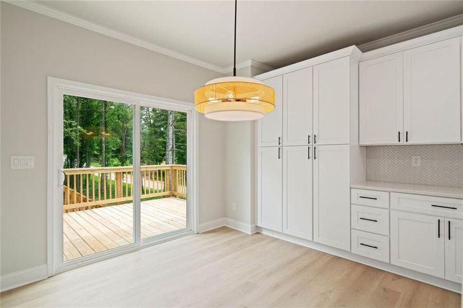 Spacious, unfurnished interior of a new home in , White (Image 30). Spacious, unfurnished interior of a new home in , White (Image 30).