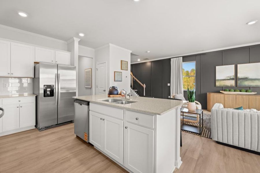 Furnished interior view inside a new home in Hughes Court, Dawsonville (Image 15).