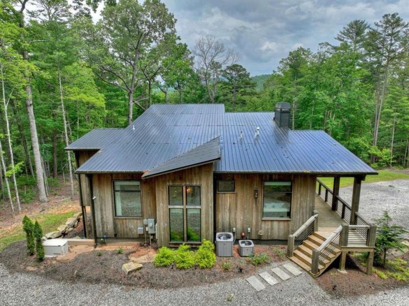 Front exterior of a new home in , Blue Ridge, GA, highlighting curb appeal (Image 32).