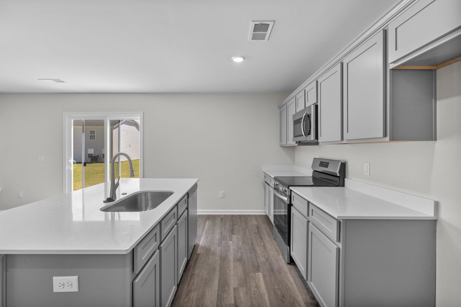 Furnished interior view inside a new home in Broadway Lake, Anderson (Image 7).