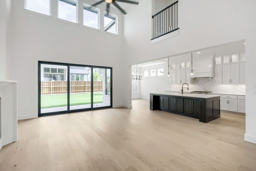 Representative photo of Plan 1647 - Living Room/Kitchen Representative photo of Plan 1647 - Living Room/Kitchen