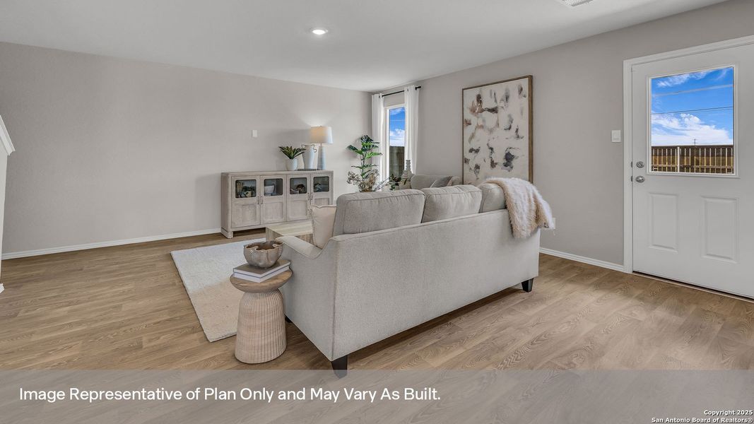 Furnished interior view inside a new home in Spring Valley, New Braunfels (Image 24).