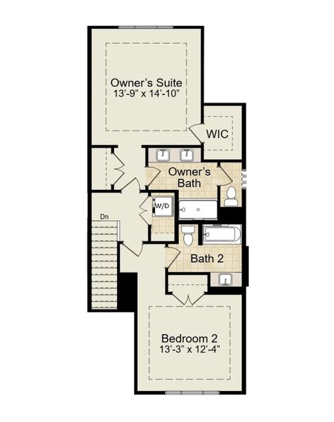 2D floor plan layout of this home in Faris Park, Greenville, SC (Image 5). 2D floor plan layout of this home in Faris Park, Greenville, SC (Image 5).