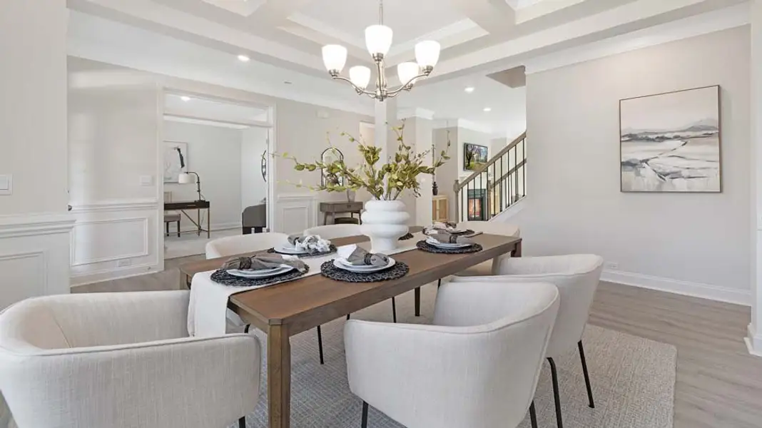 Furnished interior view inside a new home in Sylvan Creek, Denver (Image 4).