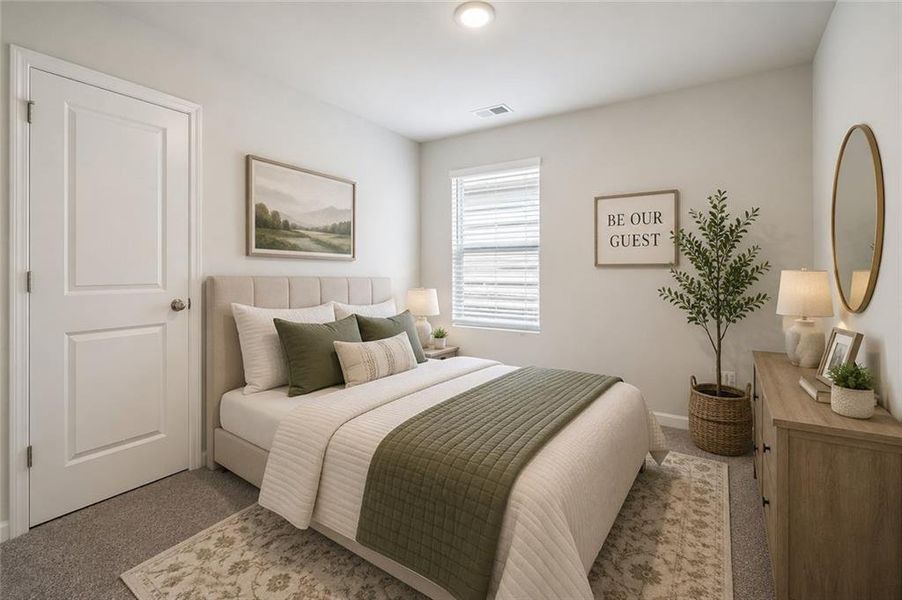 Furnished interior view inside a new home in Vickers Point - Single Family, Fairburn (Image 8).