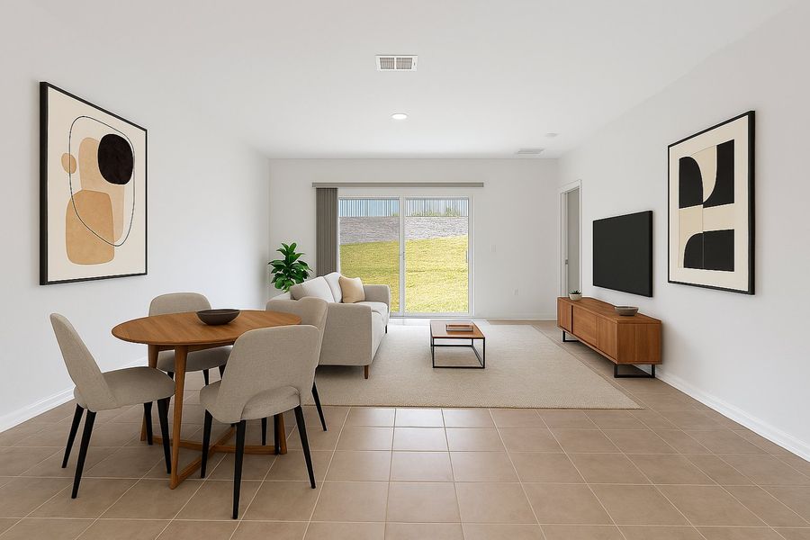 Furnished interior view inside a new home in Marion Creek, Haines City (Image 5).