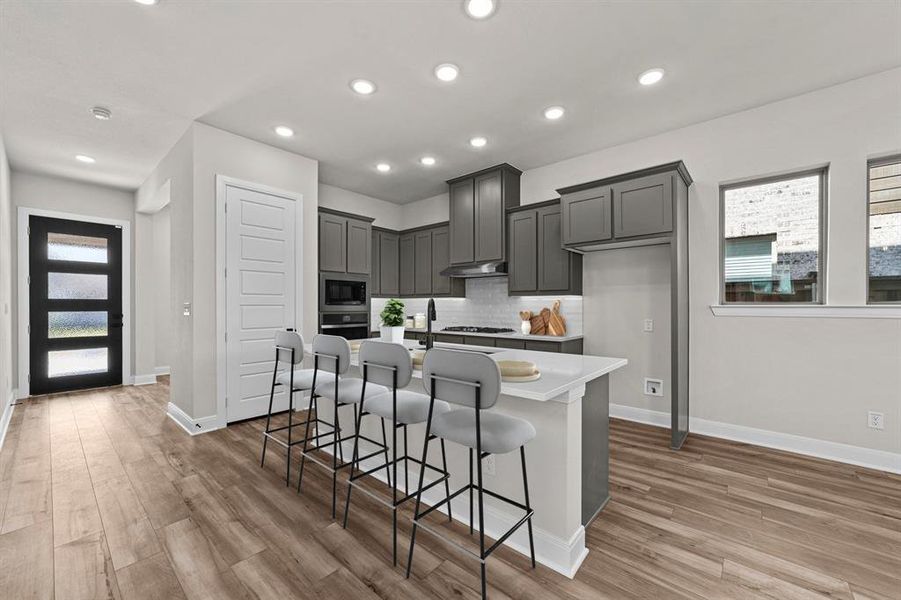 Furnished interior view inside a new home in Mantua Point Gardens, Van Alstyne (Image 12).