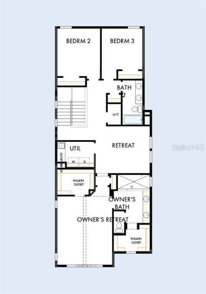 2D floor plan layout of this home in Weslyn Park in Sunbridge 34', St. Cloud, FL (Image 5). 2D floor plan layout of this home in Weslyn Park in Sunbridge 34', St. Cloud, FL (Image 5).