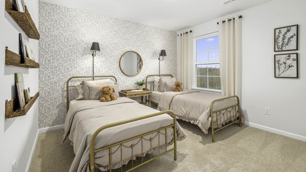 Furnished interior view inside a new home in Quail Haven, Winston-Salem (Image 15).
