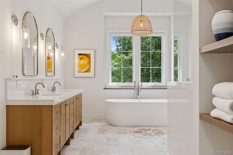 Furnished interior view inside a new home in , Denver (Image 8).