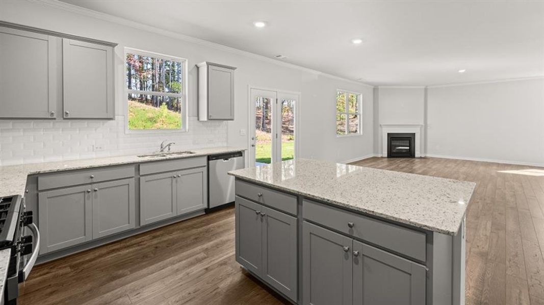 Furnished interior view inside a new home in , Cartersville (Image 5).