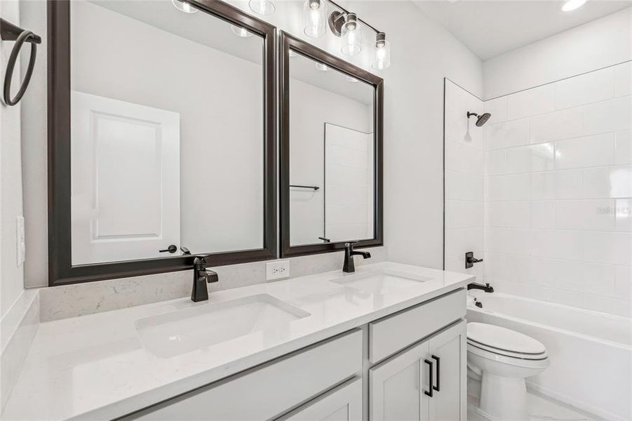 Furnished interior view inside a new home in Chapel Crossings - Garden Series, Wesley Chapel (Image 8). Furnished interior view inside a new home in Chapel Crossings - Garden Series, Wesley Chapel (Image 8).