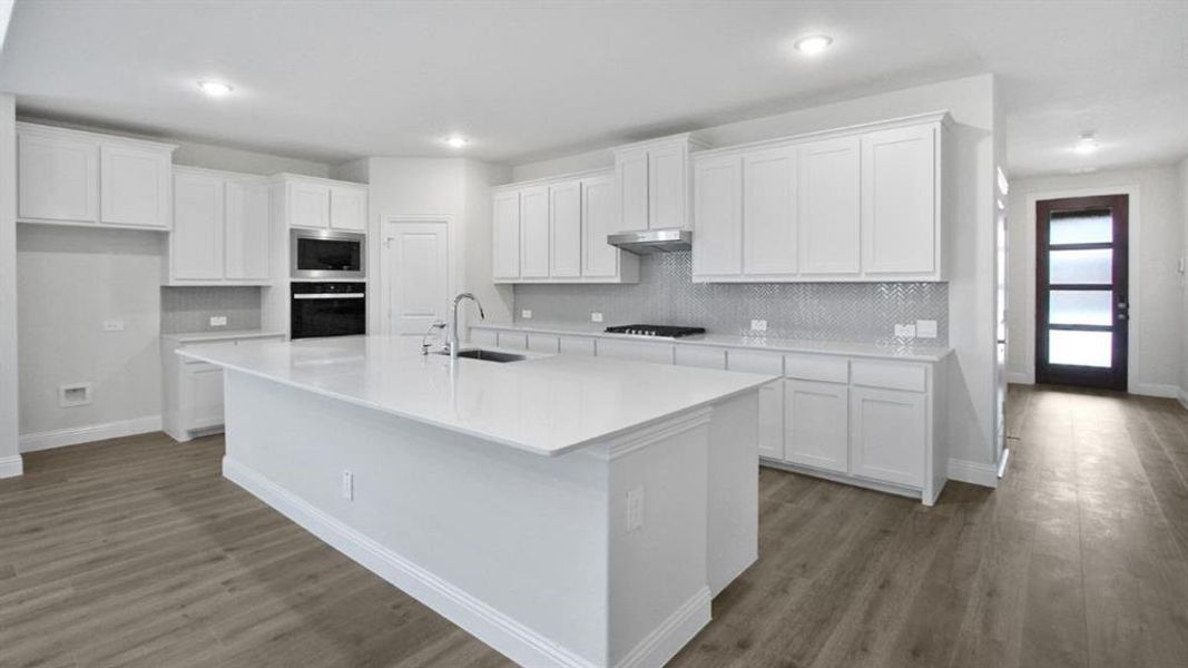 Furnished interior view inside a new home in , Dallas (Image 3).