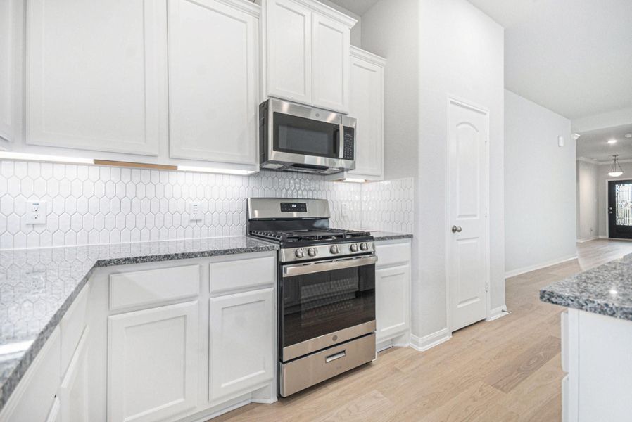 Furnished interior view inside a new home in , Bay City (Image 8).