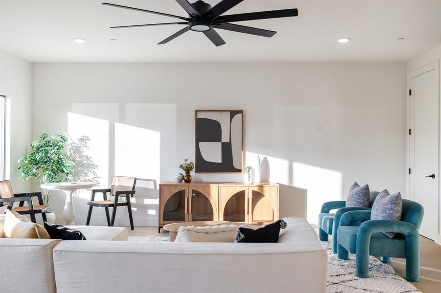 Furnished interior view inside a new home in Dove Station, Grapevine (Image 18).
