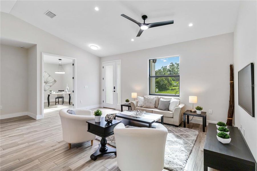 Furnished interior view inside a new home in , North Port (Image 28).