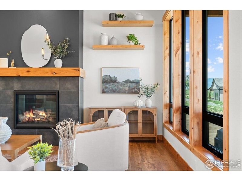 Furnished interior view inside a new home in Harvest Ridge, Berthoud (Image 13).