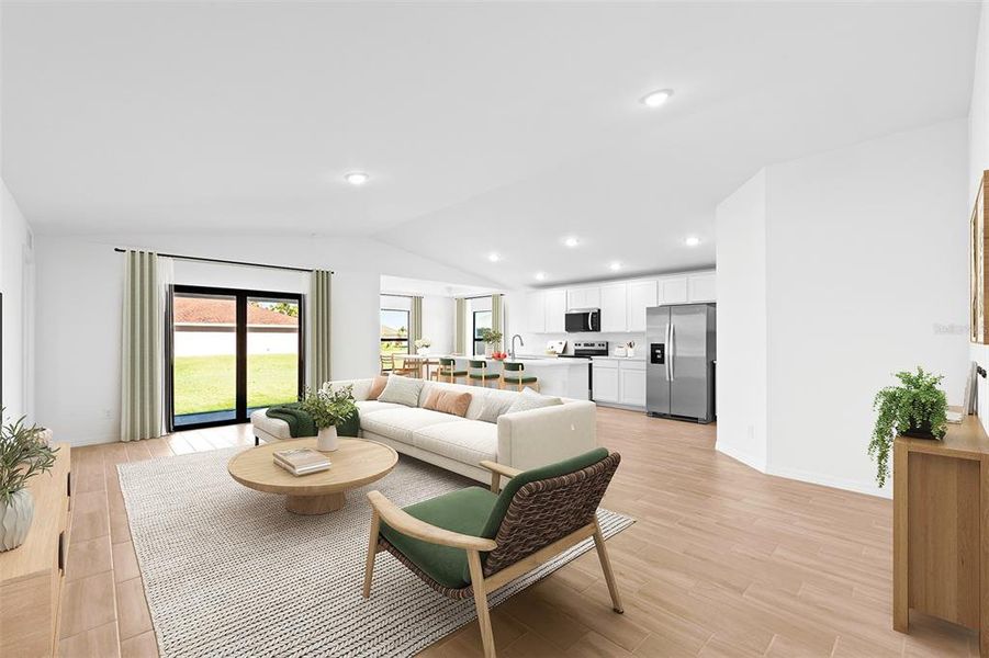 Furnished interior view inside a new home in , Port Charlotte (Image 13).