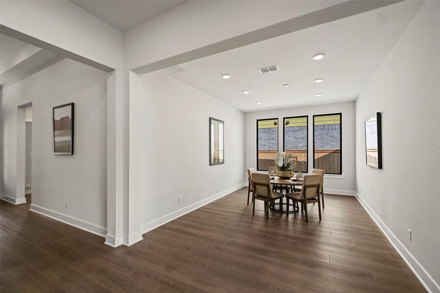 Spacious, unfurnished interior of a new home in Bridgeland 70′, Cypress (Image 21).