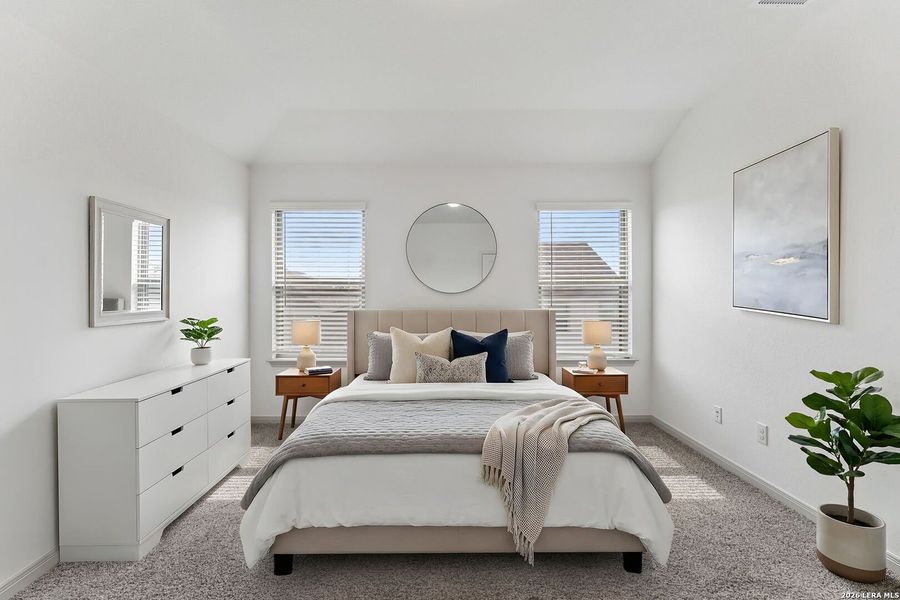 Furnished interior view inside a new home in Magnolia Village North, San Antonio (Image 9).