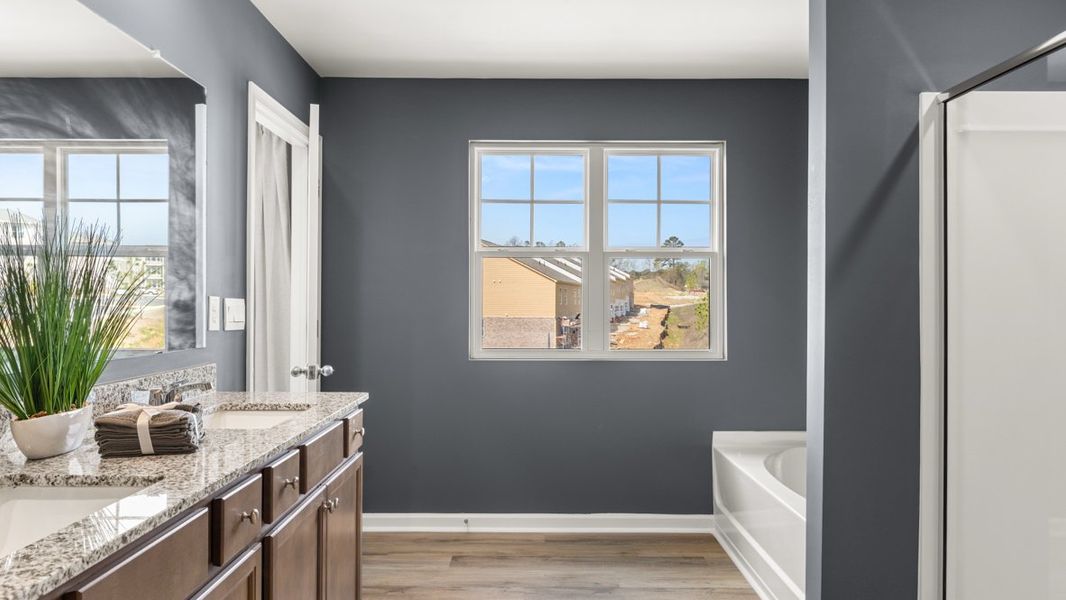 Representative furnished interior of a home built from the Sudbury by D.R. Horton in Carlton, Douglasville (Image 23).