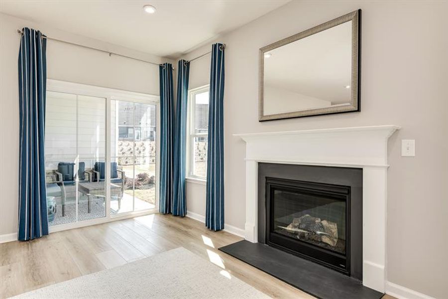 Representative furnished interior of a home built from the Palladio Ranch by Ryan Homes in Pine Ridge Estates, Ridgeville (Image 10).