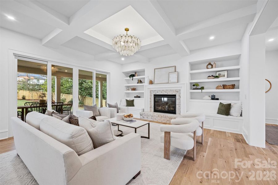 Furnished interior view inside a new home in , Charlotte (Image 34).